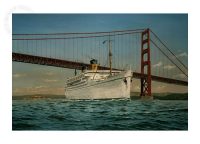 Lurline passing beneath the Golden Gate